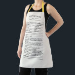 Your Recipe Editable Colour Personalised Apron<br><div class="desc">This lovely design can be customised to your favourite colour combinations. Matching adult and junior designs available. Makes a great gift! Find stylish stationery and gifts at our shop: www.berryberrysweet.com.</div>