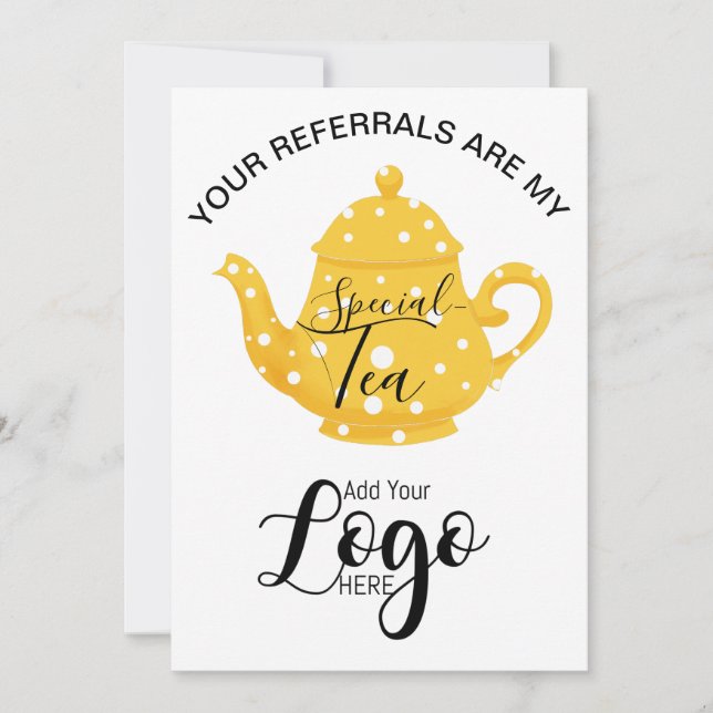 Your Referrals Are My “Special - Small Business Cl Invitation (Front)