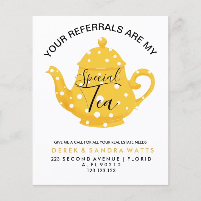 Your Referrals Are My “Special - Small Business Co Flyer (Front)