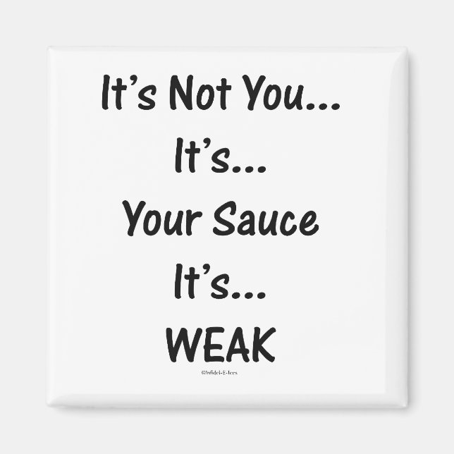 Your Sauce Magnet (Front)