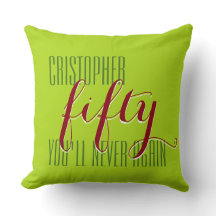 Your saying: Christopher fifty you'll never again