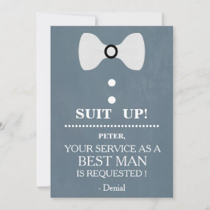 Your Service as a Best man Request Invitation