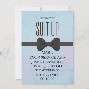 Your Service as a Groomsman Invitation