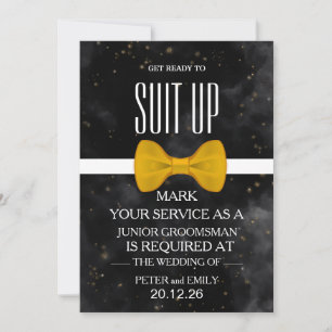 Your Service as a Groomsman Invitation