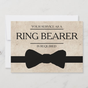 Your Service Is Requested as Best Man Groomsman In Invitation