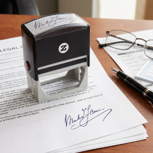 Your Signature   Upload your Handwritten Name Self Self-inking Stamp