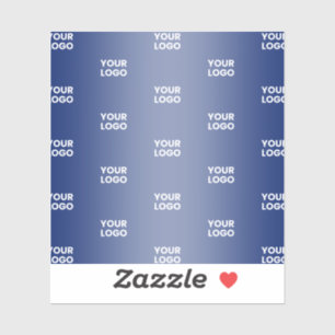 Your Simple Repeating Logo   Transparent Blue