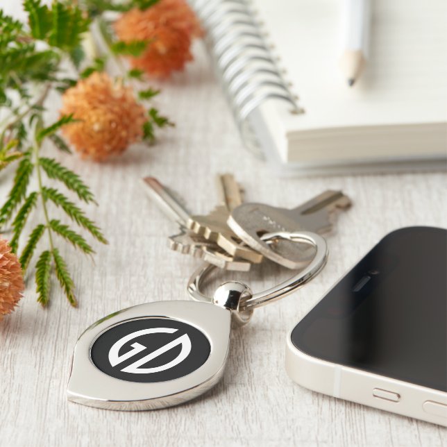 Your Simply Monogram Ideas 1 Key Ring (Side)