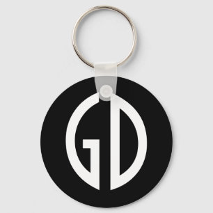 Your Simply Monogram Ideas 1 Key Ring