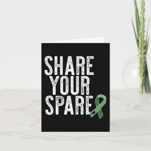 Your Spare Kidney Organ Donor Renal Transplant Mem Card