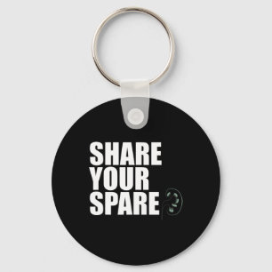 Your Spare Kidney Organ Donor Renal Transplant Mem Key Ring