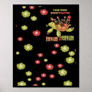Your Speed Doesn't Forward Is Forward Sticker  Poster