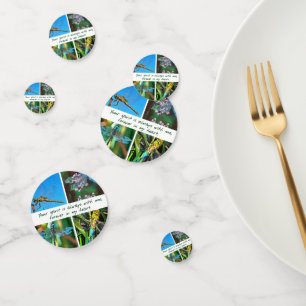 Your Spirit Is Always With Me Artistic Dragonfly Confetti
