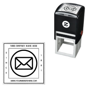 Your Square Stamp Logo Company Name Start Year