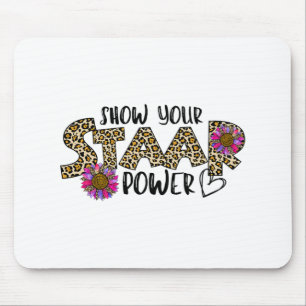 Your Staar Power Leopard Teacher Testing Exam Test Mouse Pad