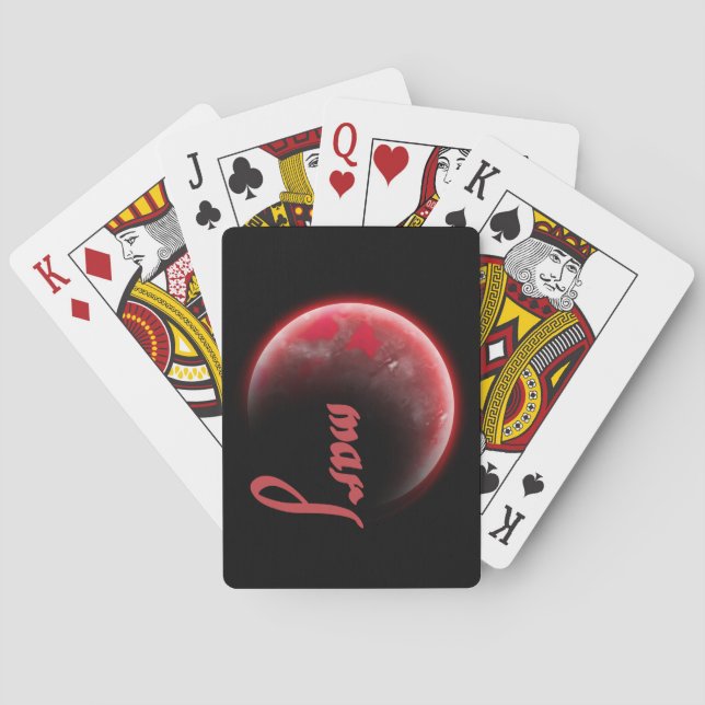 Your step started from another planet playing cards (Back)