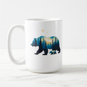 Your Steps in Mine Bear Design – Family Gift Coffee Mug