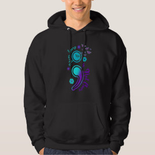 Your Story is Not Not Over Semicolon Suicide Aware Hoodie
