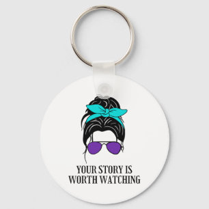 Your Story Is Worth Watching Suicide Prevention Aw Key Ring