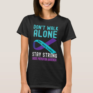 Your Story Matters Suicide Prevention Teal Purple  T-Shirt
