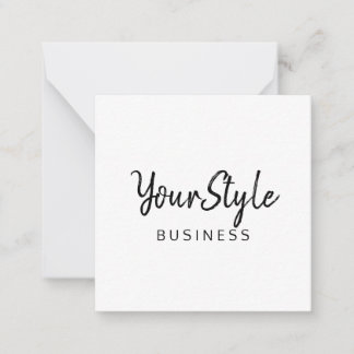 Your Style Business (Text Type) Card