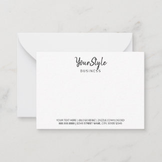Your Style Business (Text Type) Card