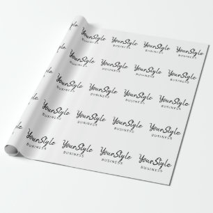 Your Style Business (Text Type) Wrapping Paper