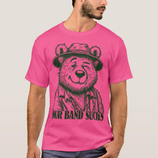 Your Sucks Hipster Bear T-Shirt