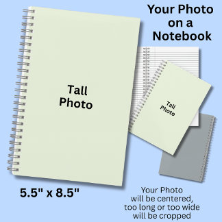 Your Tall Photo 50" x 60" Notebook