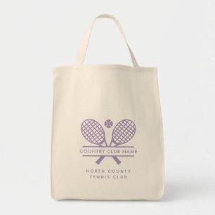 Your Tennis Country Club Name Team Swag Custom Tote Bag