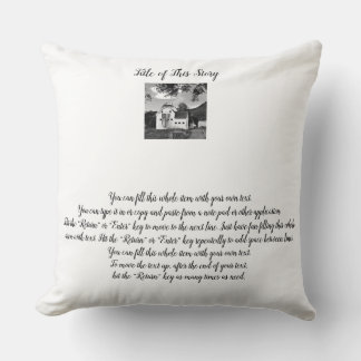 Your Text and Photo on Items Cushion