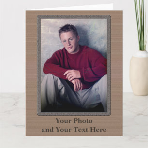 Your Text and Photo Personalised Greeting Cards