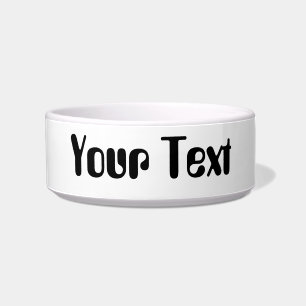 Your Text Ceramic Medium Bowl Template