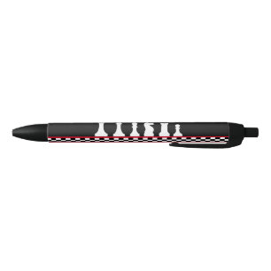 Your Text/Colour Chessboard Pieces Chess Game King Black Ink Pen