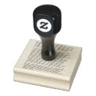 Your Text Custom Giant Rubber Stamp Typewriter