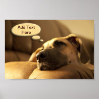 Your Text Dane Puppy