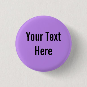 Your Text Here Custom Lavender Background Button