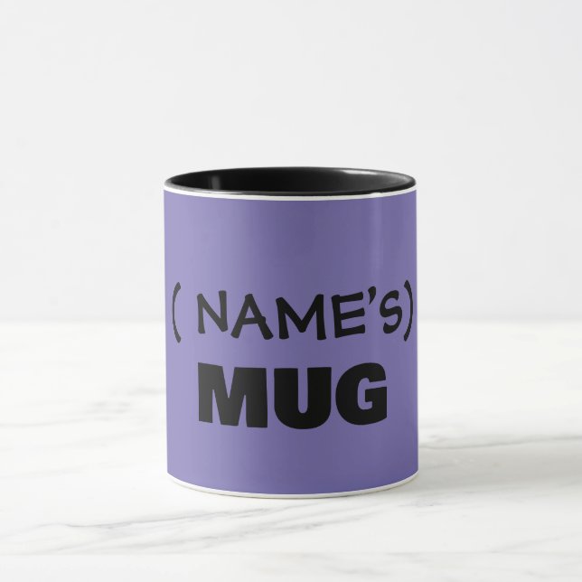 Your text here, customisable  mug (Center)
