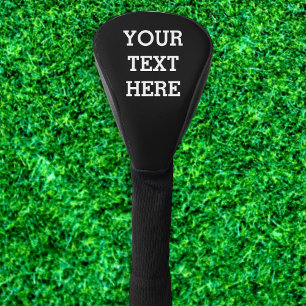 Your Text Here Golf Head Cover