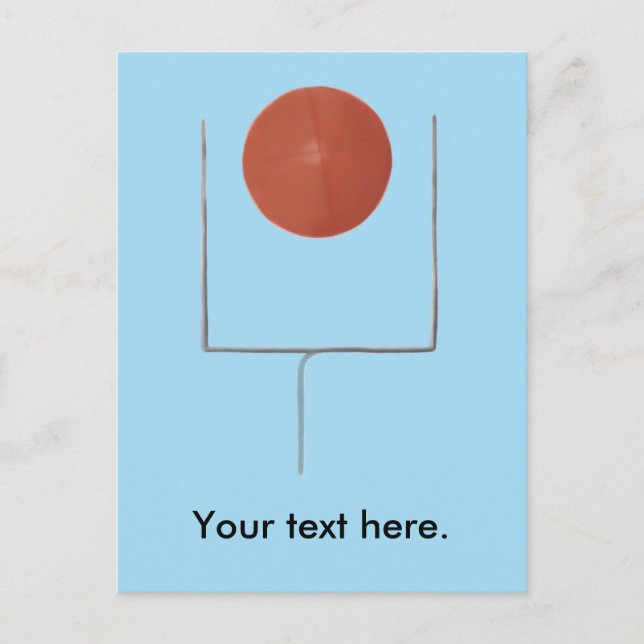 Your Text Here Personalised Football Postcards (Front)