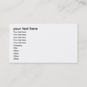 your text here , Your text here , Your text her... Business Card