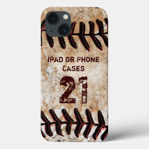 YOUR TEXT Jersey NUMBER Vintage Baseball iPad Case