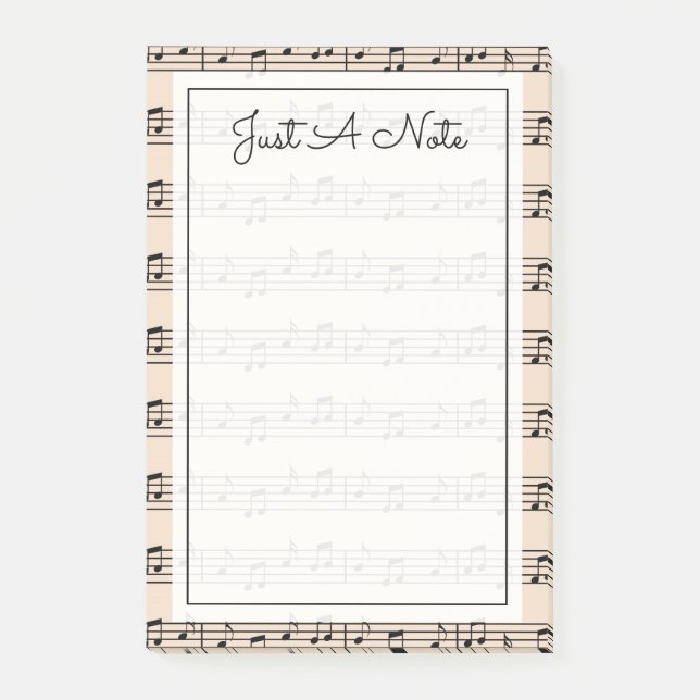 Your Text | Musical Notes (Front)