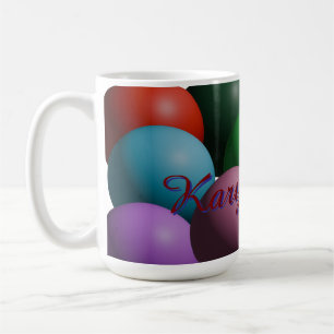 Your Text or Name Geometric Spheres Coffee Mug