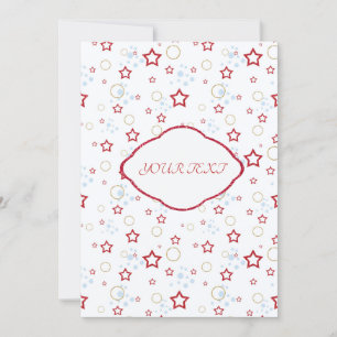 Your text, personalised invitation