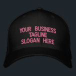 Your Text Promotional Embroidered Baseball Cap<br><div class="desc">Simple Personalised Promotional Cap - Add Your Text - Name - Company / Number / Letter / Slogan - Tagline / or Website , Phone , E-mail , Social Media Handle , Address , Logo - Photo / more - Choose Your Colour / Size / Font - Make your unique...</div>