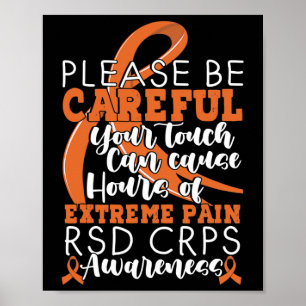 Your Touch Can Cause Extreme Pain Support Crps Awa Poster