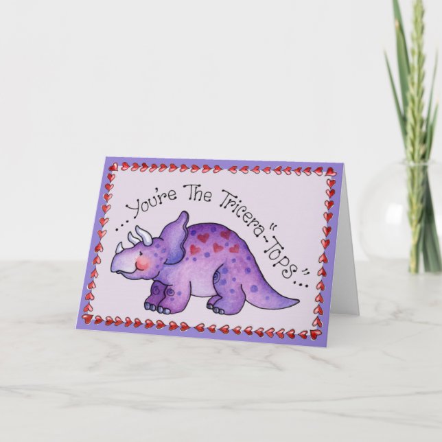 Your Tricera-Tops - Greeting Card (Front)