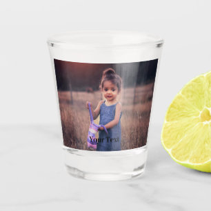 Your Unique Photo and Text Shot Glass