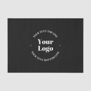 Your Uploaded Business Logo or other Design Tissue Paper